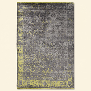 DECORDEC Tapis en laine tufté à la main, style moderne vieilli, écologique, antidérapant, à poils épais, pour salon, chambre et hôtel - Product Image 1