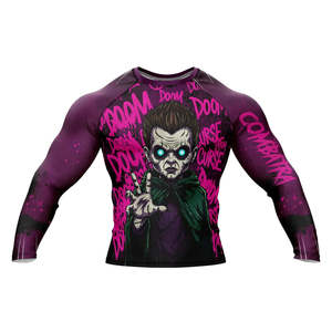 Custom Men's Rash Guard Surfing Clothes UV Sun Protection <b>Long</b> <b>Sleeve</b> Compression Shirts Suits Mesh Quick Dry Compression Shirt - Product Image 1