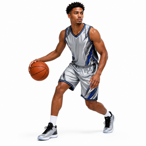 Uniforme de Baloncesto Unisex Directo de Fábrica, Conjunto de Camiseta y Pantalones Cortos, Ecológico, de Secado Rápido, Transpirable, Ligero, Personalizable para Equipos - Product Image 2