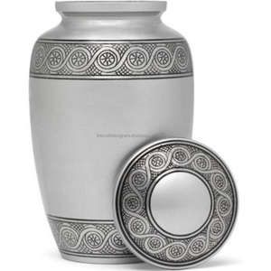 งานหัตถกรรมโลหะโกศใส่ศพของมนุษย์อุปกรณ์สำหรับงานศพของผู้ใหญ่โกศโลหะ - Product Image 1