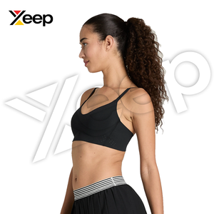 XEEP สปอร์ตบราโยคะคุณภาพสูงสำหรับผู้หญิง รุ่น XC-SB-09 สายรัดปรับได้ ระบายอากาศดี แผ่นรองถอดออกได้ รองรับได้ดี แห้งเร็ว - Product Image 2