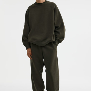 Sudadera extragrande transpirable de manga larga para hombre, sudadera extragrande de lana para hombre para usar en invierno - Product Image 3