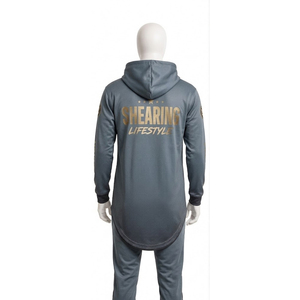 Sweat à capuche long en molleton effet peau de mouton, conception personnalisée OEM/ODM, prix usine, fabricant de vêtements en gros - Product Image 3