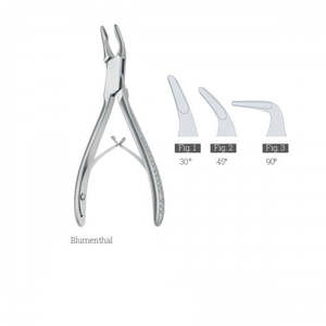 Pinza para huesos Blumenthal con mango tipo alicates y mecanismo de doble resorte, pinzas para huesos Blumenthal a precios asequibles de Dentavex - Product Image 4