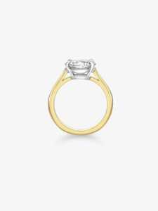 <b>Oval</b> Cut Lab Grown Diamond <b>Engagement</b> <b>Ring</b> 1.50ct VS+ Clarity Prong Set Solid IGI 14K 18K Gold Statement Solitaire Luxury Bridal - Product Image 3