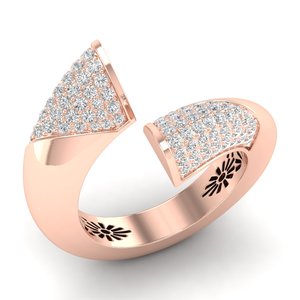 REYES Wholesale 925 Sterling <b>Silver</b> Moissanite <b>Adjustable</b> Wedding Proposal <b>Ring</b> Classic Design Engagement Jewelry For Women - Product Image 2