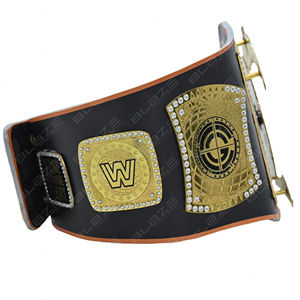 Cinturón de Halterofilia Personalizado de Campeonato, Doble Hebilla, Impresión Digital, Piel de Vacuno, Latón, John Cena, Última Edición, Cómodo, Taekwondo - Product Image 3