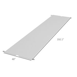 2 pz. Telo di Ricambio Grigio Chiaro 3x3m per Pergola e Gazebo, Facile da Installare, Protezione UV, per Spazi Esterni - Product Image 3