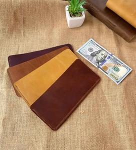 Cartera de Cuero Genuino para Efectivo, Organizador de Presupuesto, Venta al por Mayor, Personalizable, de Lujo, Delgada, LCE-0033 - Product Image 5