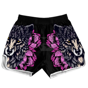 Pantalones Cortos Personalizados de Muay Thai para Boxeo, Kickboxing, Entrenamiento, Gimnasio, para Hombres, Mujeres y Niños, Pantalones Cortos de MMA - Product Image 6