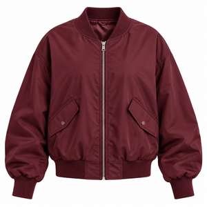 <b>Lightweight</b> <b>Bomber</b> <b>Jacket</b> Warm Breathable Fabric <b>Women</b> <b>Bomber</b> <b>Jacket</b> OEM Service <b>Women</b> Fashionable Yellow Color Zip up - Product Image 4