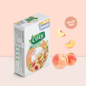 Free Samples Pre Mix Drink 3in1 Dried Fruit Duplex Paper Boxes Cozy Tea 4in1 Banana Matcha Milk Tea Banana Flavor - Product Image 3