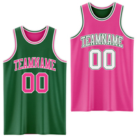 Maillot de basket-ball réversible imprimé, vêtements de sport personnalisés pour équipe, 100% polyester, séchage rapide, sans manches, logo personnalisé, maille unisexe