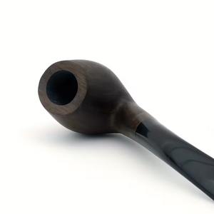 Pipe à fumer en bois avec incrustation en résine, pipe à tabac artisanale moderne, accessoire de fumage portable pour herbes, design artisanal unique - Product Image 4