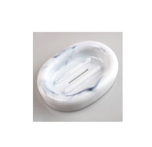 Wholesale Marble Resin <b>Soap</b> Dish Tray Self-Draining Eco-Friendly <b>Soap</b> <b>Holder</b> Box for Home Hotel Bathroom Sets - Product Image 1