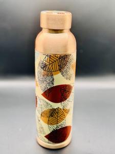 Botella de Agua Premium Hecha a Mano de Cobre Puro, Ecológica, Apta para Lavavajillas, con Tapa, Diseño Clásico para Toda Ocasión - Product Image 3