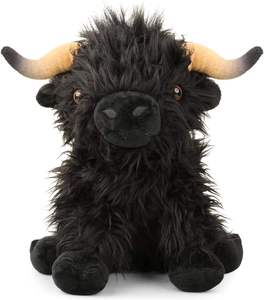 Peluche de Animal Ultra Suave, Compañero Reconfortante, Juguete de Peluche Realista de 28 cm, Yak Sentado - Product Image 2