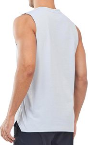 Débardeur oversize pour homme, style streetwear, sans manches, en coton, tendance, décontracté, vêtements d'été, vente en gros du Bangladesh - Product Image 3