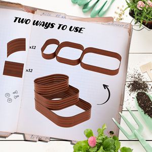 Fioriera Rialzata a 3 Livelli Marrone 62.25x43x32.25 con Fondo Aperto per Ortaggi Erbe Aromatiche Fiori - Forniture da Giardino - Product Image 6