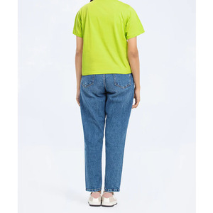 T-shirts classiques pour femmes en gros, coupe régulière, décontractés, respirants, imprimés sur toile écologique, personnalisables pour l'été et l'extérieur - Product Image 4