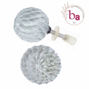Boutons de découpe de fleurs en céramique de qualité supérieure poignées de tiroir en cristal pour armoire de cuisine commode chambre appartement - Product Image 1