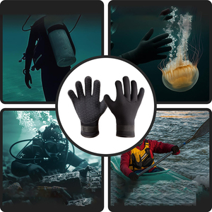 Best Stitching Product Diving Gloves Amazing Design New Good Look Easy To Wear Heavyweight Diving Gloves - Product Image 6