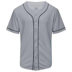 Maillot de baseball à prix imbattable, faible MOQ, 100 % polyester, tissu respirant à séchage rapide, personnalisable, service OEM, idéal pour l'entraînement - Product Image 1