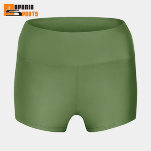 Shorts de Baño para Mujer al por Mayor, de Secado Rápido, Transpirables, para Playa, de Color Sólido, Shorts de Baño Lisos - Product Image 1