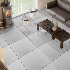 Glossy Glazed Porcelain Tiles 600x600 mm Polished Marble <b>Stone</b> look for Office Building <b>Living</b> Room and Flooring - Product Image 5