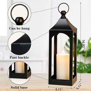 Farol Metálico Decorativo para el Hogar y Fiestas, Hecho a Mano en India, para Decoración y Brillo en Celebraciones Nocturnas - Product Image 3