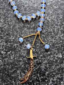 33 cuentas de rosario musulmanas de cristal para el festival de Eid al-Adha, cuentas de oración para el Ramadán, pulsera de cuentas de oración EID Mubarak Tasbeeh - Product Image 2