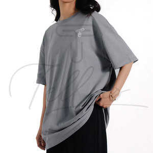 Camiseta de Verano para Mujer, Moderna, de Manga Corta, Corte Ajustado, Servicio OEM, Secado Rápido, Transpirable, Talla Grande - Product Image 4