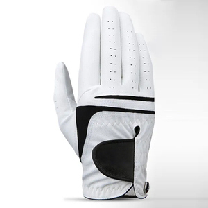Gant de golf pour homme droitier de qualité supérieure en cuir véritable respirant pour une performance accrue - Product Image 1