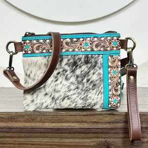 กระเป๋าสะพายคาดลำตัวขนาดเล็กหนังวัวมือสุดหรูสำหรับผู้หญิงกระเป๋าหนังแท้ใบเล็กทันสมัย - Product Image 5