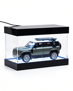 Elegant Premium Clear Acrylic Artful Cosmos Eco-Friendly Glossy Finish Durable Multifunctional Rectangle Toy Car <b>Display</b> - Product Image 3