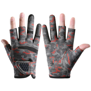 Gants de pêche au design moderne, taille et impression de logo personnalisées, aspect moderne et élégant, gants de pêche flexibles - Product Image 1