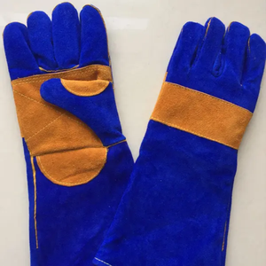 Spiritchill Goods Premium Quality Heat Protection MIG Welding <b>Gloves</b> Leather Shell Kevlar Liner <b>for</b> Molten Metal Splash - Product Image 4