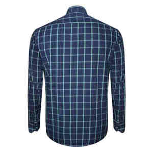 Camisa de Vestir Formal de Manga Larga para Hombre, Tejido Satinado Transpirable, Cuello Alto, Color Sólido, Logotipo Personalizable, Primavera - Product Image 4