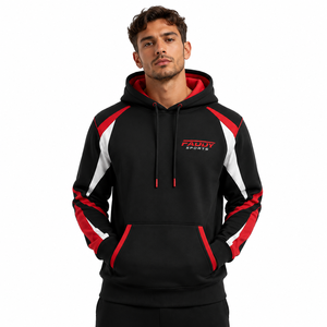 Sudadera con Capucha Deportiva Personalizada con Logotipo para Hombre, Ropa de Gimnasio, Sudadera Deportiva de Forro Polar, Corte Ajustado, Sudaderas Atléticas al por Mayor - Product Image 3