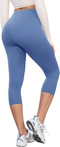Leggings de compression personnalisés pour femmes, vêtements de sport et de yoga, en tissu Spandex, taille haute, anti-transparence, ajustés, longueur intégrale, style moderne - Product Image 3