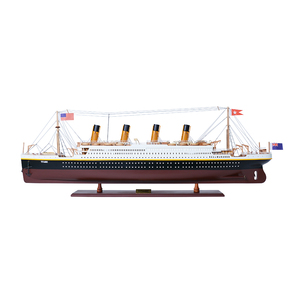 Maqueta de Madera Hecha a Mano del Titanic, Pintada, a Gran Escala, Regalo para Coleccionistas Náuticos, 101.6Lx11.43Wx35.56H cm - Product Image 1