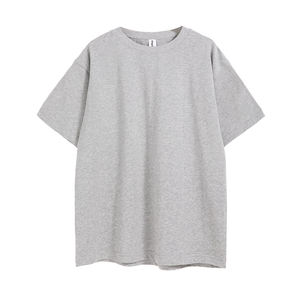 <b>Men's</b> Oversized Plain <b>Pink</b> Cotton <b>T</b>-<b>Shirt</b> Short Sleeve O-Neck Casual Jersey Fit - Product Image 4