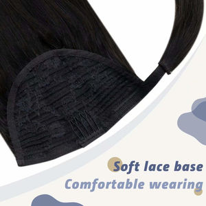 100% Extensions de queues de cheval de cheveux humains vietnamiens naturels bruts alignés sur les cuticules personnaliser toutes les couleurs et tous les styles - Product Image 6