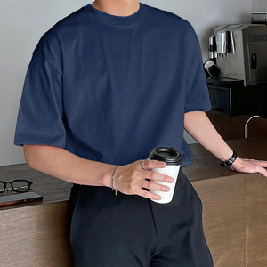 เสื้อยืดคอตตอน 100% ทรงโอเวอร์ไซส์ ล้างสีแบบแอซิดวอช สำหรับผู้ชายและผู้หญิง เกรดสินค้าคุณภาพ สำหรับขายปลีก - Product Image 2