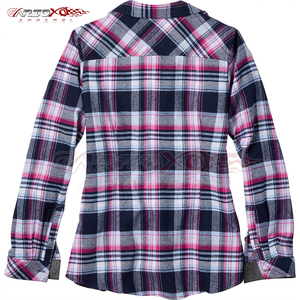 Long Sleeve Women Flannel Biker <b>Shirt</b> Winter <b>Flame</b>-Retardant Breathable Stylish Cut Urban Appeal Soft Durable Motorcycle Racing - Product Image 3