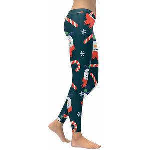 Nouveaux Leggings de Yoga et Fitness OEM en Gros, Sublimation Personnalisée, Vêtements de Sport pour Femmes, Leggings/Pantalons de Yoga Sublimés avec Logo Personnalisé - Product Image 3