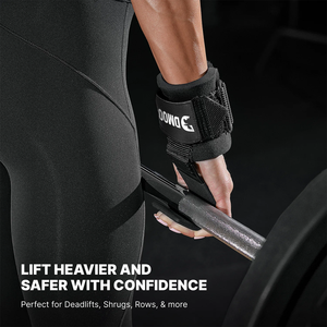 Weight Lifting rubber grip Hooks Non-slip Deadlift wrist Straps palm support <b>Gloves</b> <b>Pull</b> <b>Up</b> gym fitness training session workout - Product Image 6