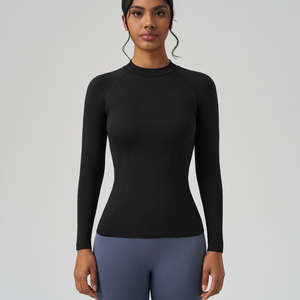 Camiseta OEM Ligera de Compresión para Ejercicio y Entrenamiento al Aire Libre, Camiseta de Compresión para Mujer, Suave, Elástica y Personalizable - Product Image 2