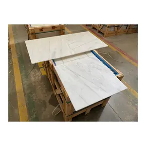 Wholesale Precious Veined Variegated White Tile 3x6 Marble Turkish Carrara Marble Slab Floor Wall Hotel White Marble