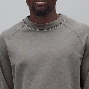 Sweat-shirt pour homme à texture douce et coupe décontractée, prix avantageux pour les commandes en gros / Coupe ample pour plus de confort avec logo - Product Image 2